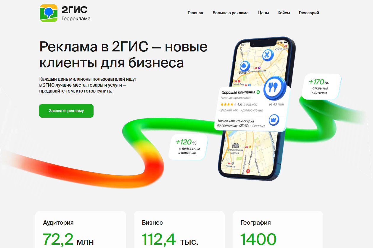 Аудитория 2ГИС. Источник: 2Gis.ru