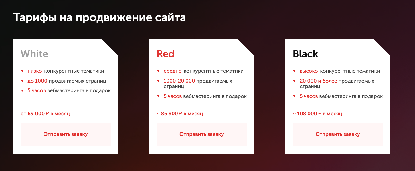 Стоимость продвижения сайта по трафику — тарифы