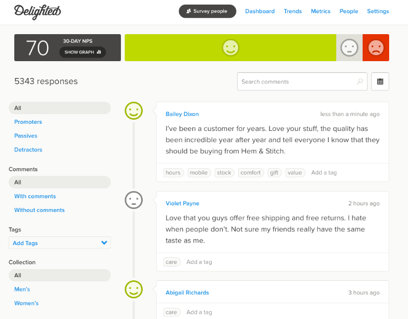 Также удобно управлять ответами. Индекс показывается в левом верхнем углу