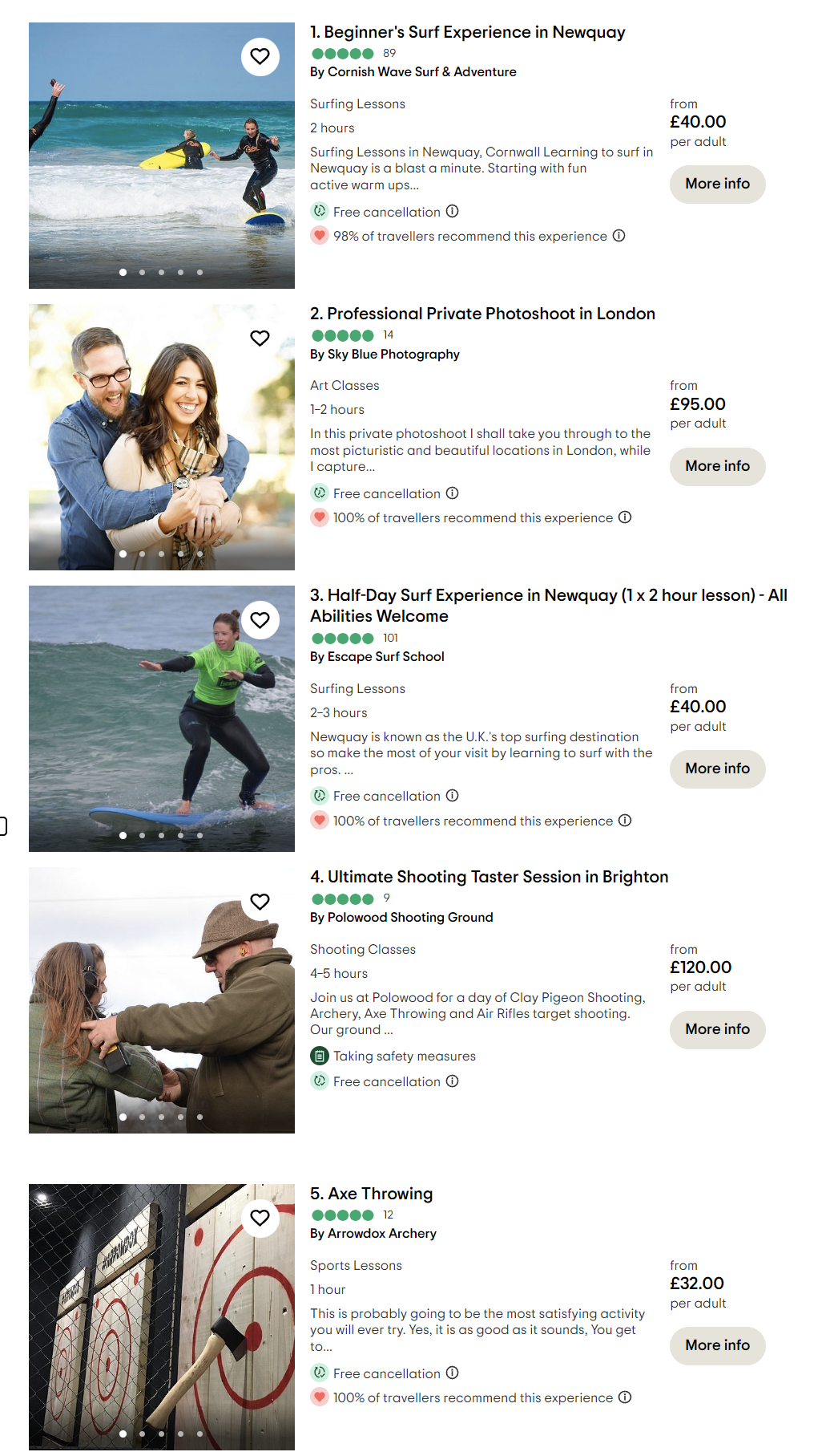 Метание топора или катание на серфе — необычные воркшопы