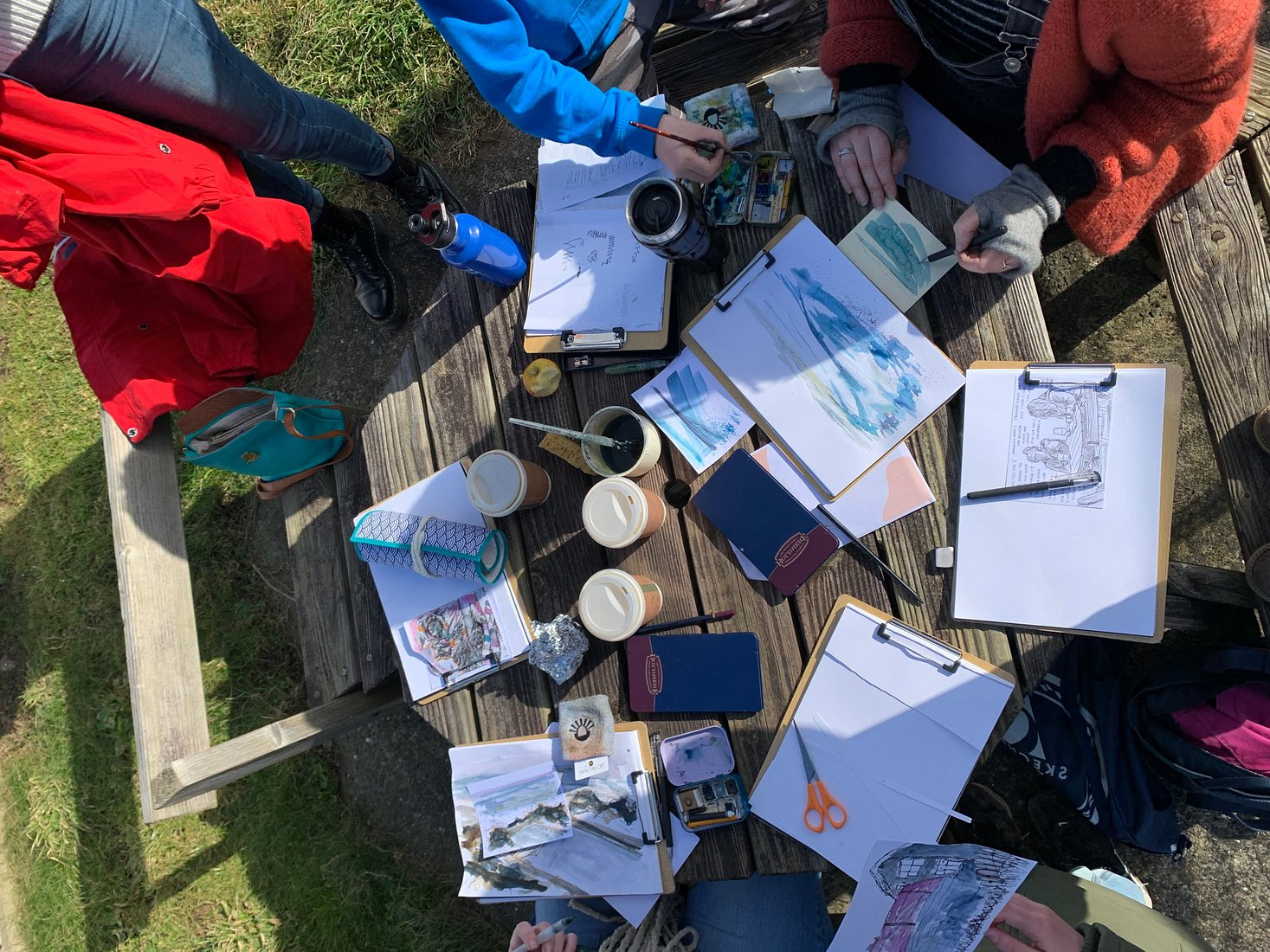 Так выглядит outdoor-воркшоп художников