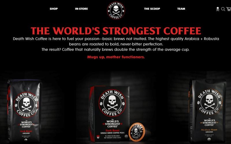 УТП компании: «Самый крепкий кофе в мире»