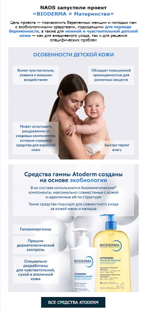 Пример внедрения персонализации..